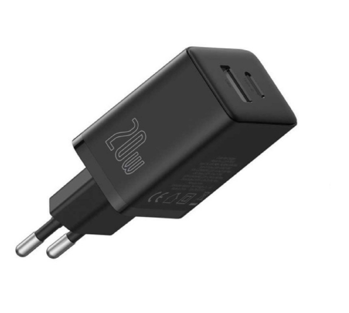 Зарядне Baseus Cube USB, Type-C QC 3.0 PD20W чорний P10111403113-00), зображення 2