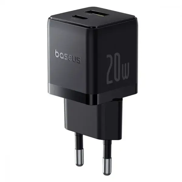 Зарядне Baseus Palm 1Type-C, 1USB PD20W QC3.0 чорний  P10111608113-00), зображення 2