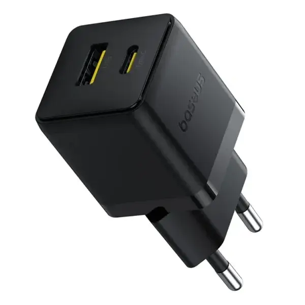 Зарядне Baseus Palm 1Type-C, 1USB PD20W QC3.0 чорний  P10111608113-00 від батарейки.com.ua
