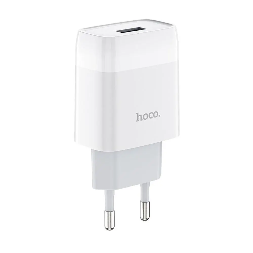 Зарядне HOCO C72A Glorious 1USB/2,1A White