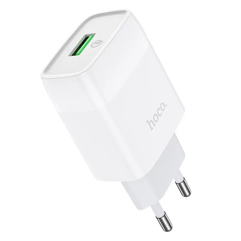 Зарядне HOCO C72Q Glorious 1USB QC3.0 18W white), зображення 2
