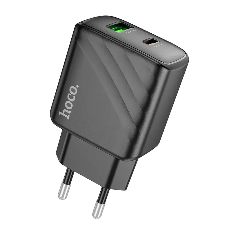 Зарядне HOCO CS23A 1Type-C, 1USB QC 3.0 PD30W чорний), зображення 2