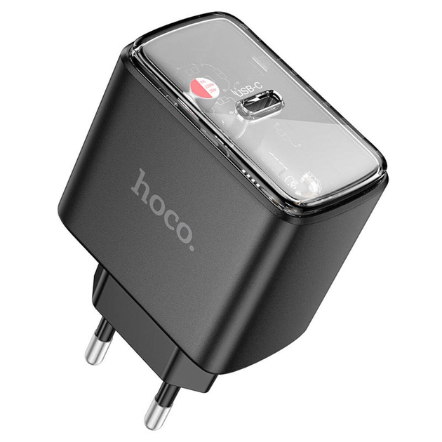 Зарядне HOCO CS41A PD35W 1Type-C чорний), зображення 2 Зарядне HOCO CS41A PD35W 1Type-C чорний), зображення 2