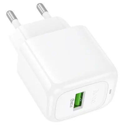 Зарядне HOCO CS52A 1USB 18W QC3.0 білий), зображення 2 Зарядне HOCO CS52A 1USB 18W QC3.0 білий), зображення 2