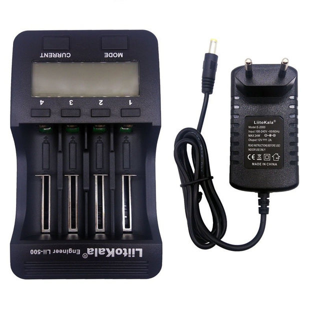 Зарядне LiitoKala Lii-500 1-4 елементів 10440-26650 Ni-Mh, Li-Ion, Li-Fe + powerbank), зображення 2