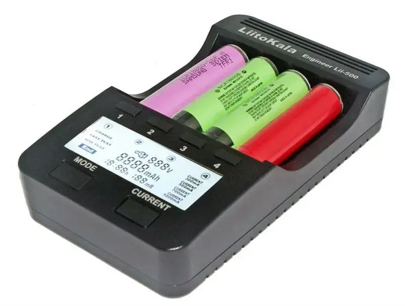 Зарядне LiitoKala Lii-500 1-4 елементів 10440-26650 Ni-Mh, Li-Ion, Li-Fe + powerbank), зображення 4