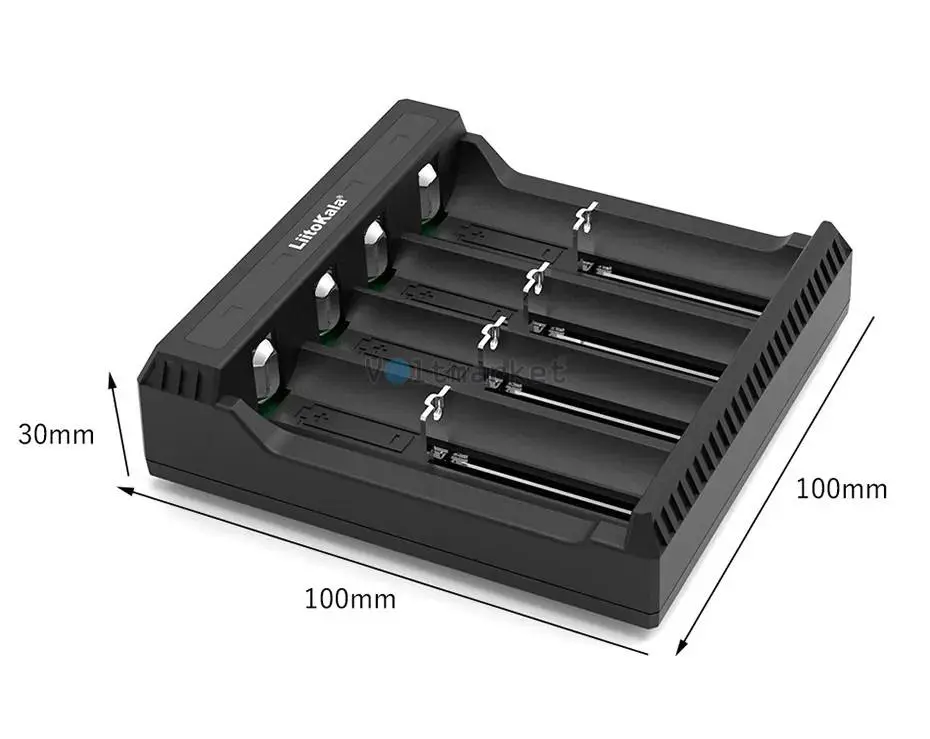 Зарядне LiitoKala Lii-L4 для 1-4 елементів 10440-26650 Li-Ion від USB), зображення 7