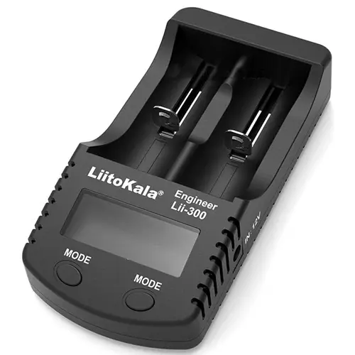 Зарядне LitoKala Lii-300 для 2 елементів Ni-Mh, Li-Ion, Li-Fe ПоверБанк), зображення 2
