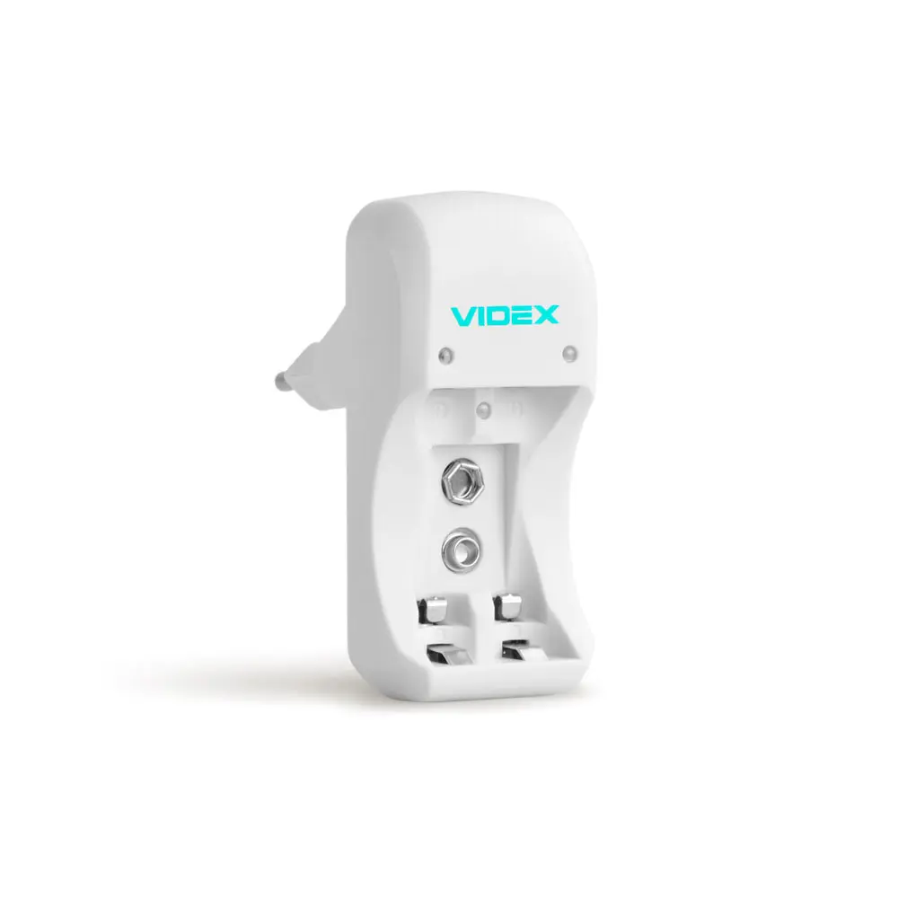 Зарядне VIDEX VCH-N201 для 1-2 акумуляторів АА, ААА, крона Ni-Mh, Ni-Cd), зображення 3