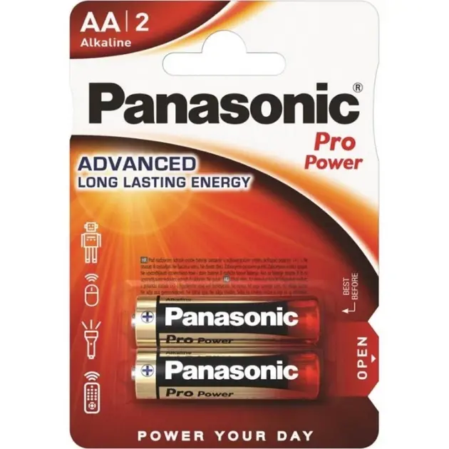 Батарейка PANASONIC LR06 AA Alkaline Advanced power 2BL