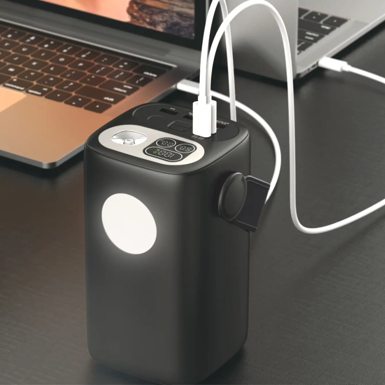 power bank TITANUM WC60 60000mAh PD100W Black), зображення 11