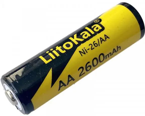 Акумулятор LiitoKala Ni-Mh HR6 AA 1.2V 2600mAh, Ni-26), зображення 2