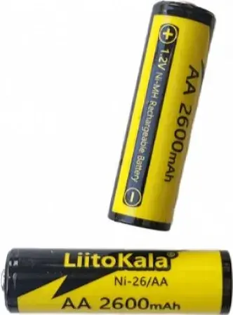 Акумулятор LiitoKala Ni-Mh HR6 AA 1.2V 2600mAh, Ni-26), зображення 3