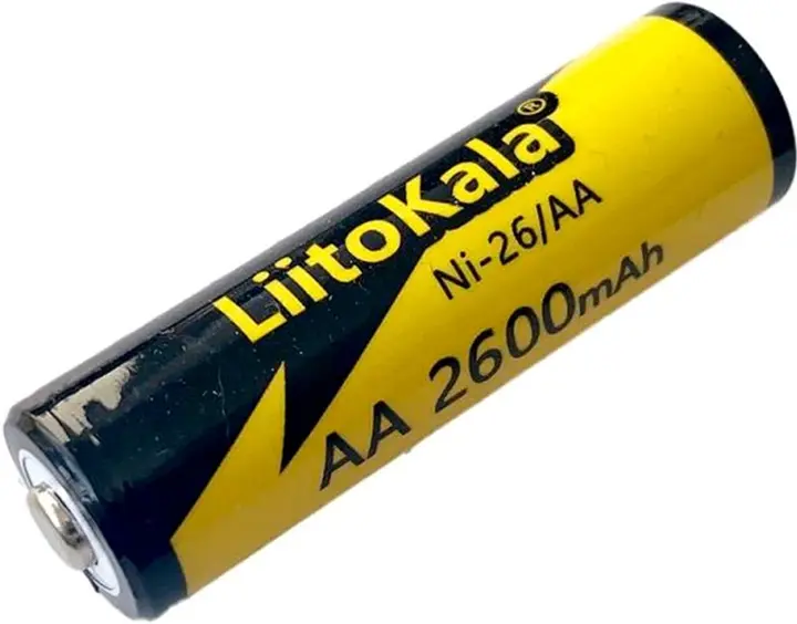Акумулятор LiitoKala Ni-Mh HR6 AA 1.2V 2600mAh, Ni-26 від батарейки.com.ua