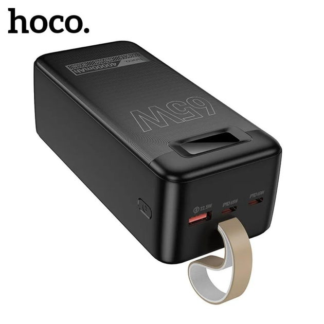 power bank Hoco DB82 Aquila  40000mAh 1USB 1type-C PD65W QC3.0 Black), зображення 5