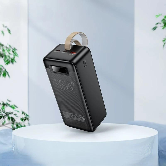 power bank Hoco DB82 Aquila  40000mAh 1USB 1type-C PD65W QC3.0 Black), зображення 6