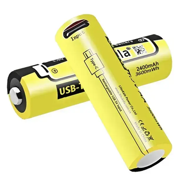 Акумулятор LiitoKala Li-ion AA 1.5V 2400mAh USB-T36), зображення 4
