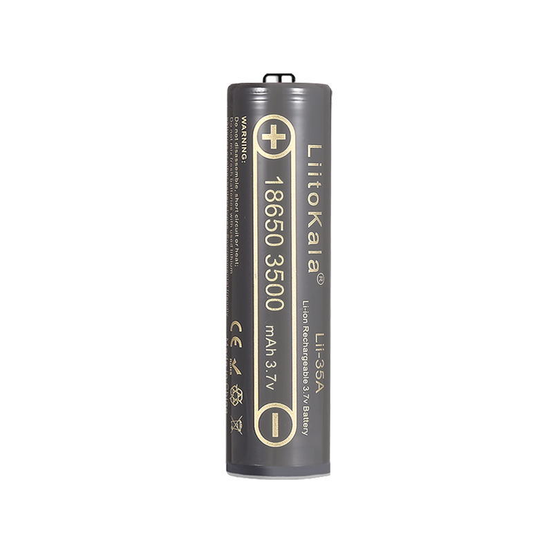 Акумулятор LiitoKala 18650 3,7V 3500mAh 3,7V Lii-35A-PCB, з захистом від батарейки.com.ua