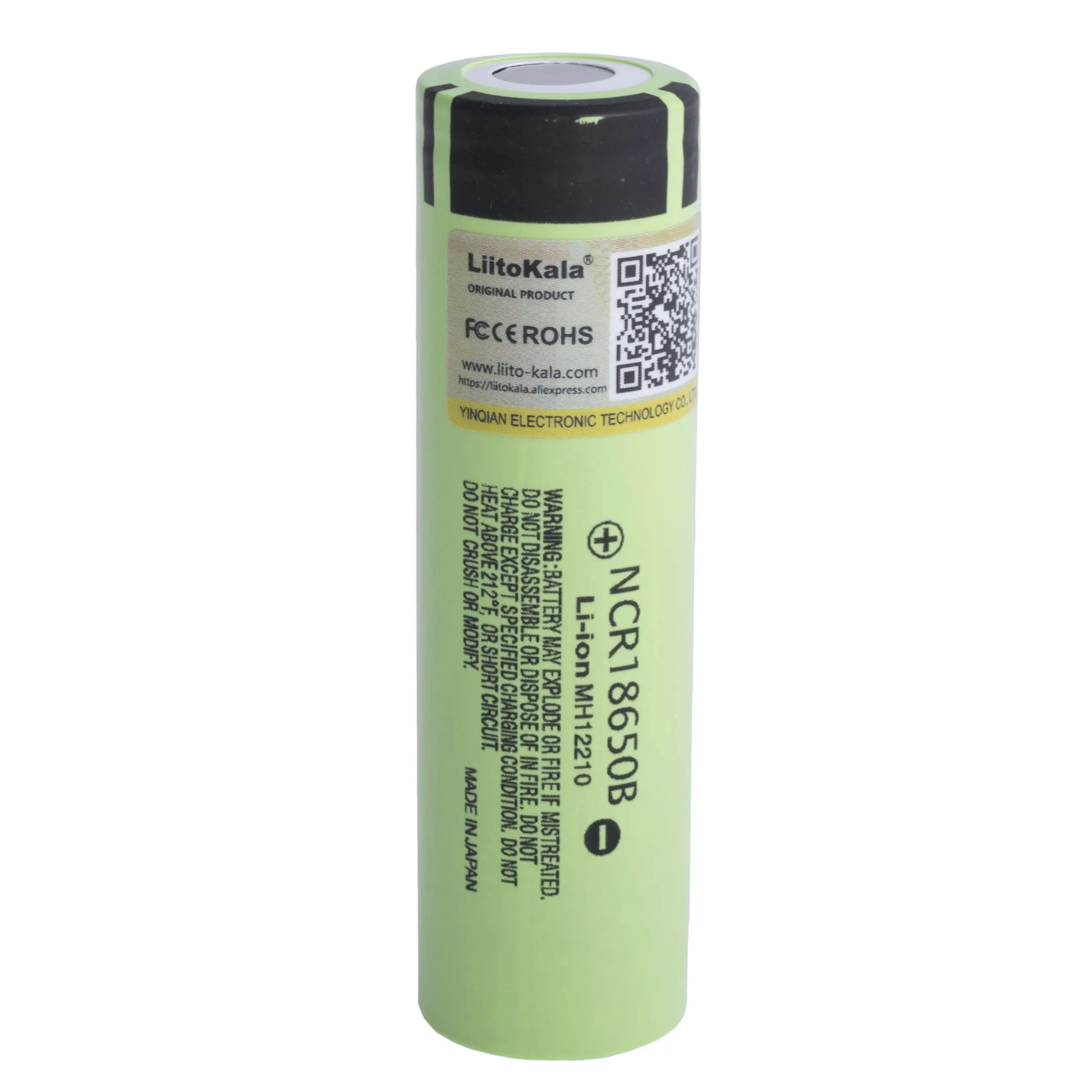 Акумулятор LiitoKala Li-ion NCR18650B-lii-34B 3,7V 3400mAh від батарейки.com.ua