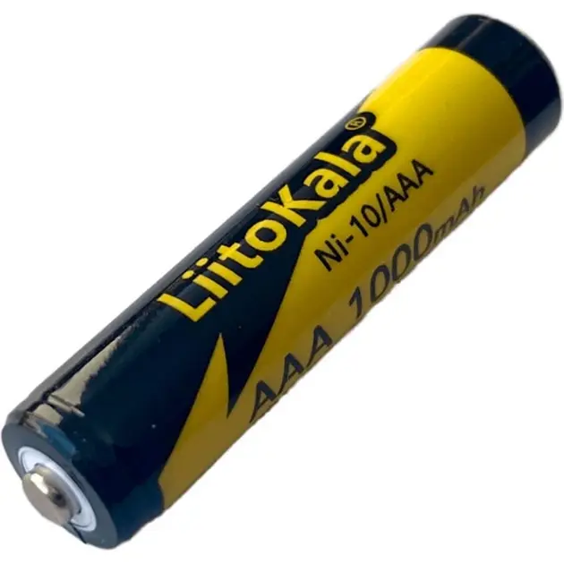 Акумулятор LiitoKala Ni-Mh HR03 AAA 1.2V 1000mAh, Ni-10), зображення 8