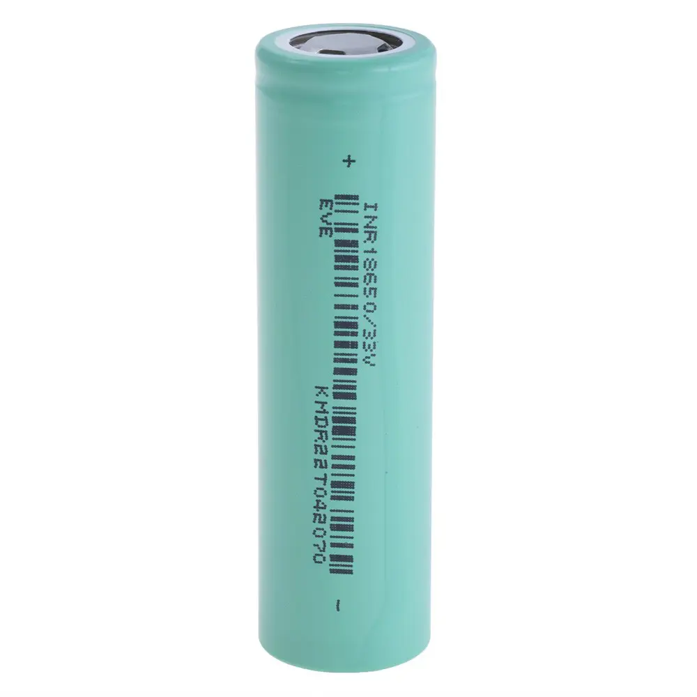 Акумулятор літієвий EVE INR18650-33V 3200mAh Li-Ion 10A без захисту від батарейки.com.ua