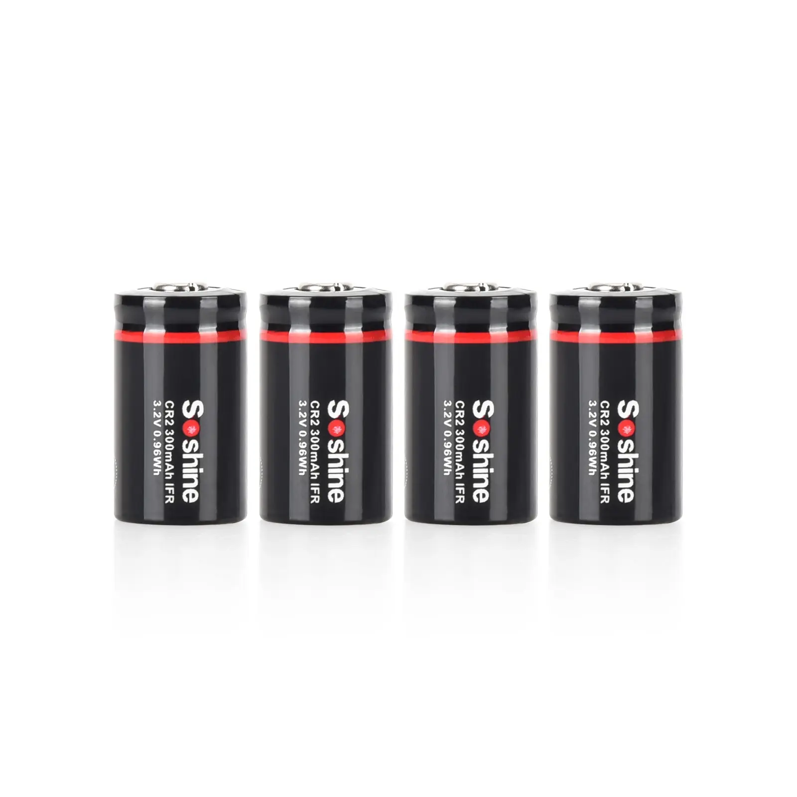 Акумулятор Soshine Li-Fe CR2 3.2V 300mAh +захист (заряд 3,6В)), зображення 2
