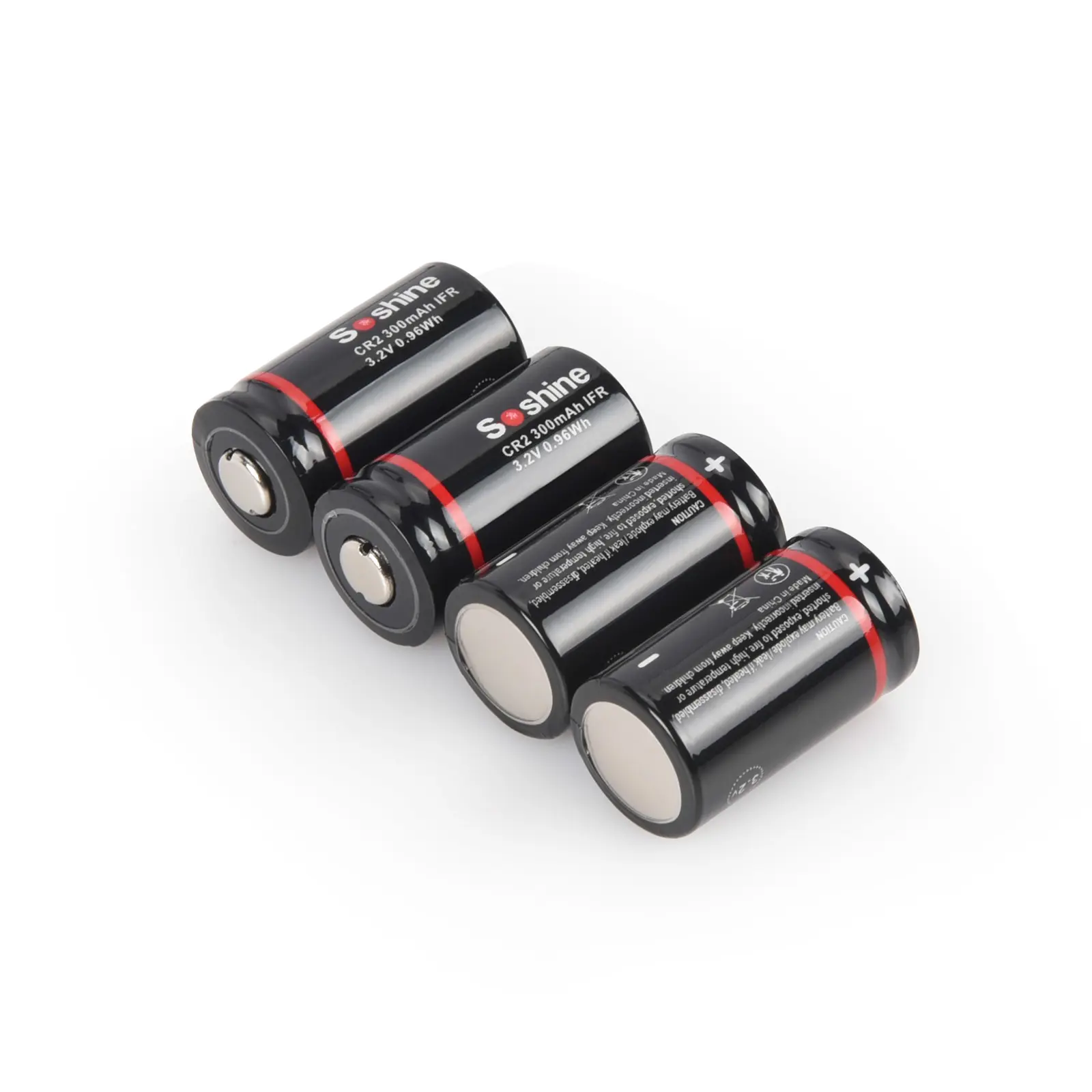 Акумулятор Soshine Li-Fe CR2 3.2V 300mAh +захист (заряд 3,6В)), зображення 3
