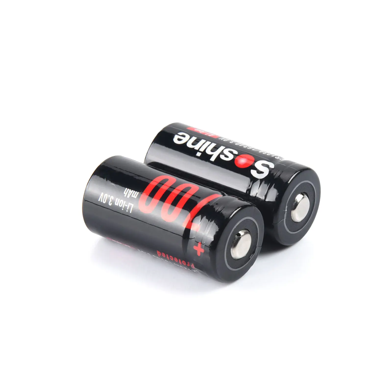 Акумулятор Літієвий Soshine CR123/16340-3.0V 700mAh, Protected, напруга 3.0В як у CR123 батарейки), зображення 6