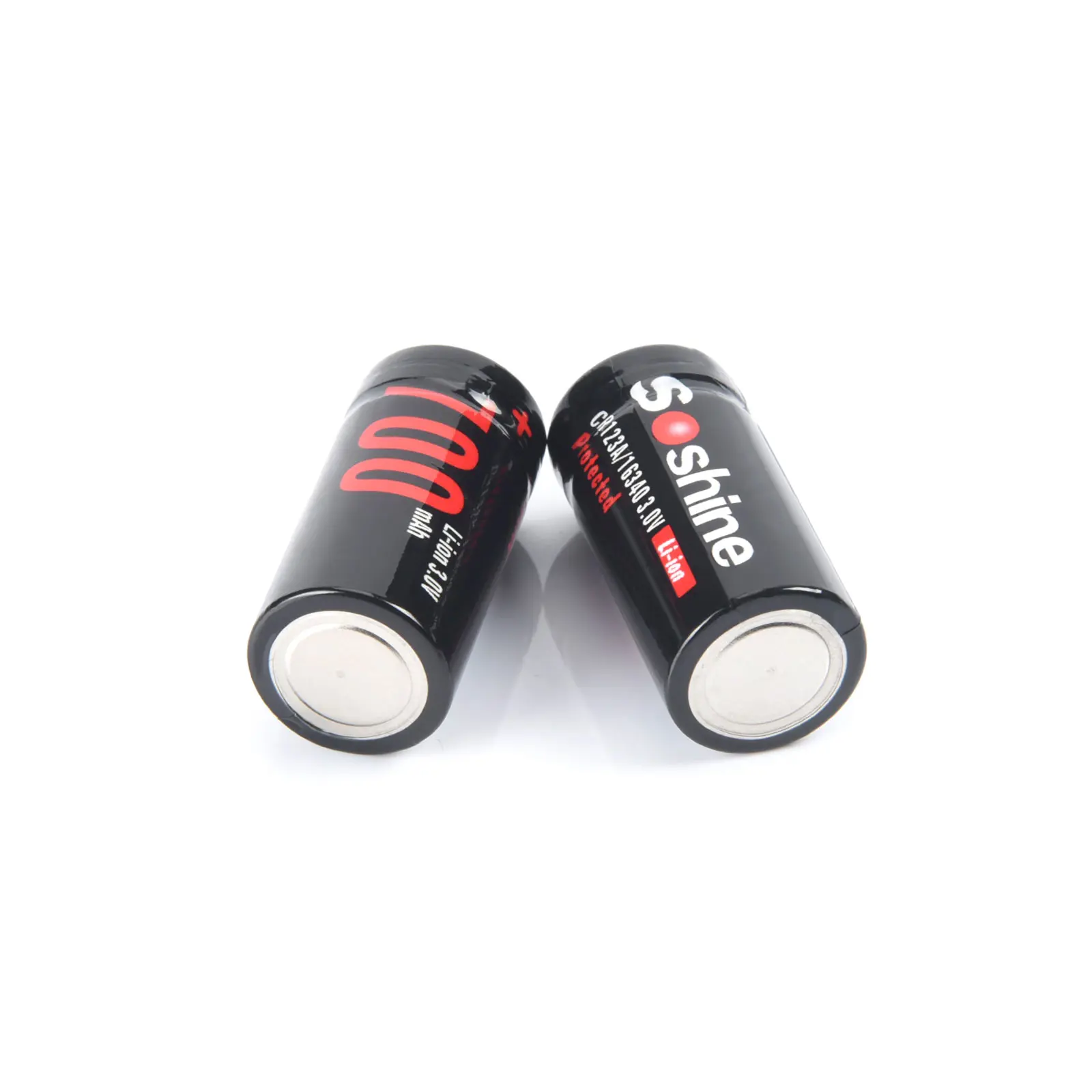 Акумулятор Літієвий Soshine CR123/16340-3.0V 700mAh, Protected, напруга 3.0В як у CR123 батарейки), зображення 7