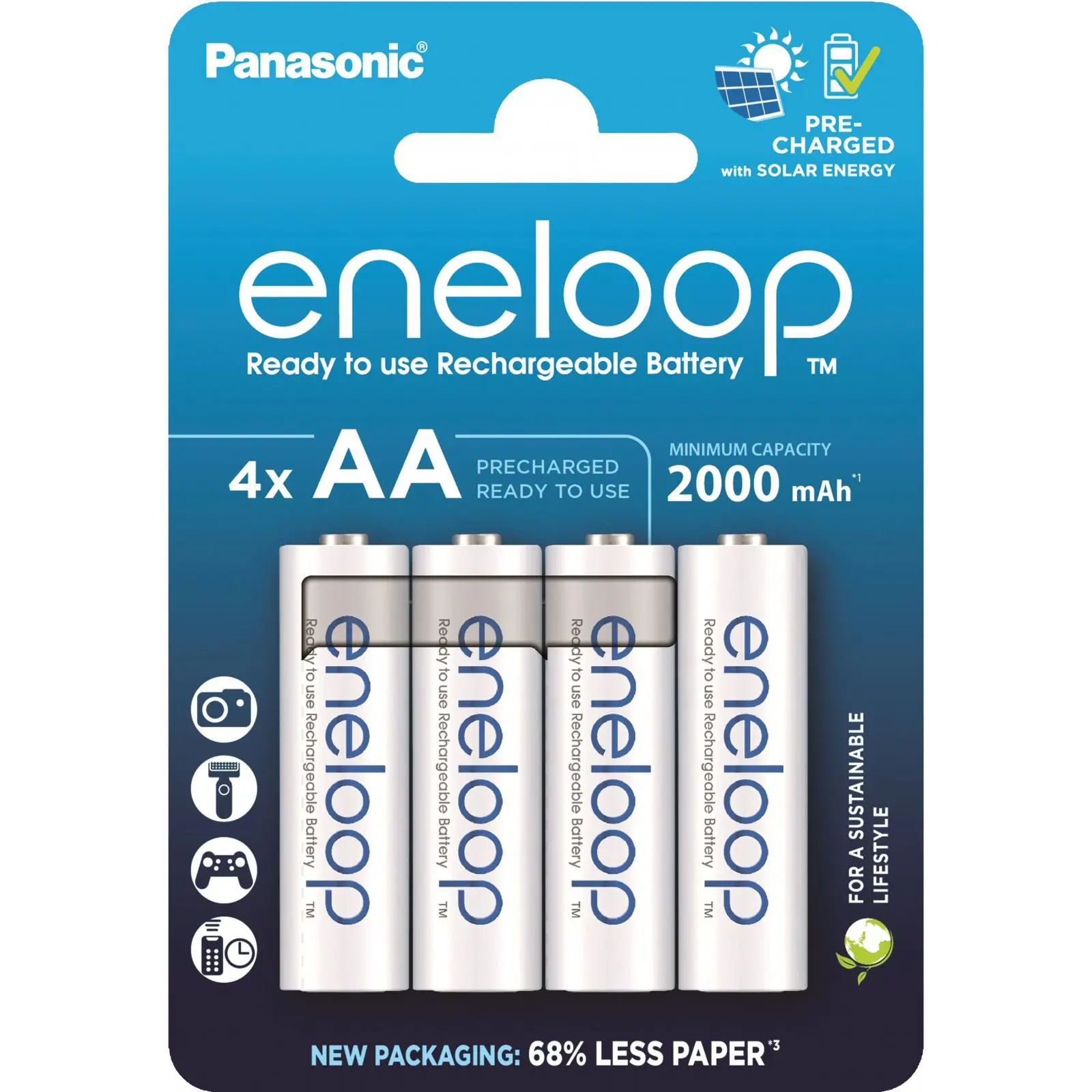 Акумулятор Panasonic ENELOOP HR6 АА NiMh 2000mAh 4BL), зображення 4