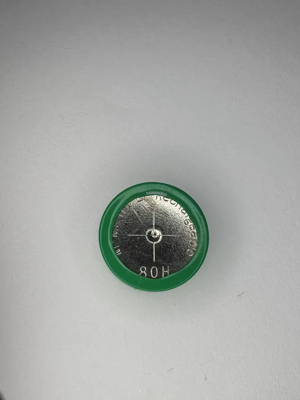 Акумулятор промисловий MastAK Ni-Mh 80H 1,2V 80mAh 15x6,5mm (дисковий мініатютрий акумулятор диаметр 15мм, висота 6,5мм) від батарейки.com.ua