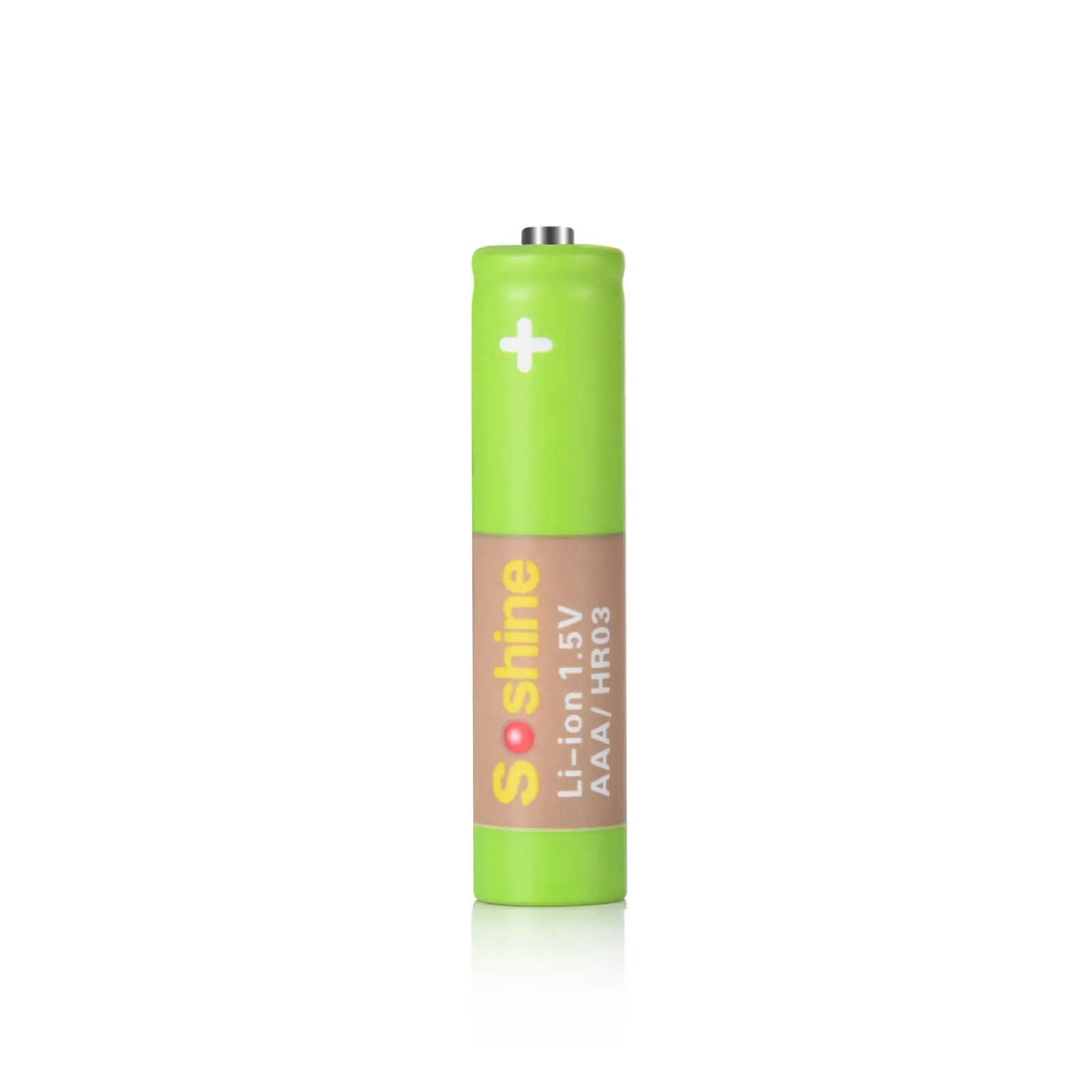 акумулятор Soshine R03 AAA-1.5-600 1,5В 600mWh 250mAh Li-Ion (зарядне 4,25В)), зображення 2