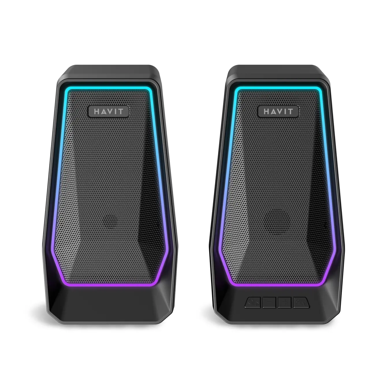 Акустичні колонки HAVIT SK769BT USB 10W RGB Black), зображення 3
