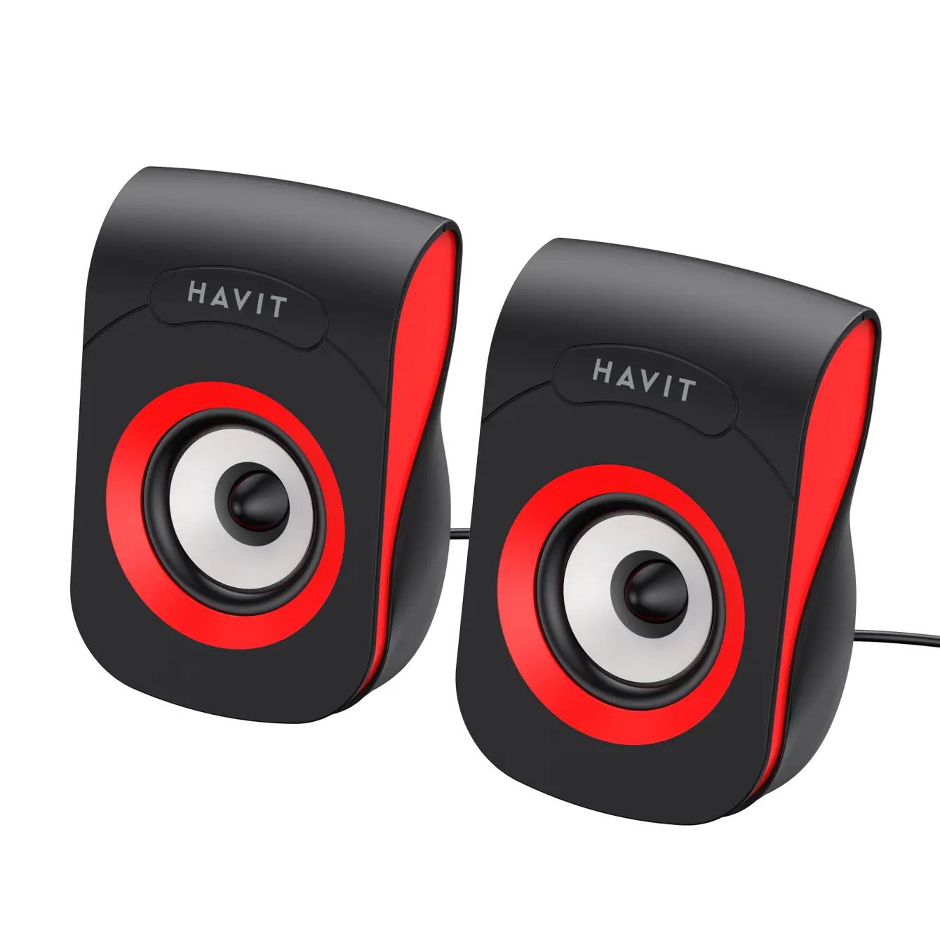 Акустичні колонки HAVIT HV-SK599 USB Black/Red ), зображення 6