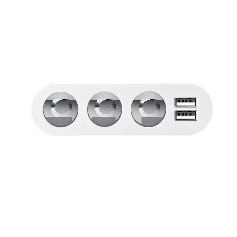 Автомобільне зарядне HOCO Z13 3 гнізда прикурювача, 2USB, 2,1A, LCD), зображення 8 Автомобільне зарядне HOCO Z13 3 гнізда прикурювача, 2USB, 2,1A, LCD), зображення 8