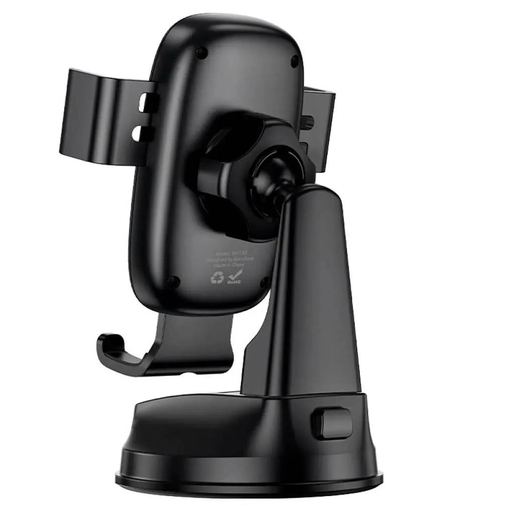 Автотримач BOROFONE BH130 на присосці, з автозахопленням чорний), зображення 6
