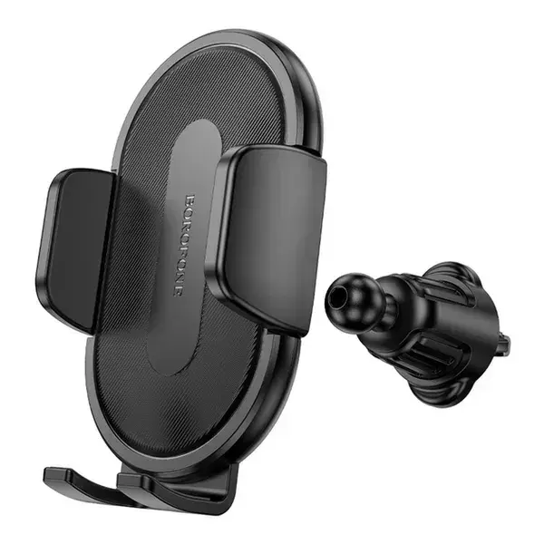 Автотримач BOROFONE BH133 в решітку, з автозахопленням, чорний), зображення 5