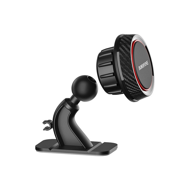 Автотримач BOROFONE BH13 магнітний Black Red (на центральну консоль)), зображення 6