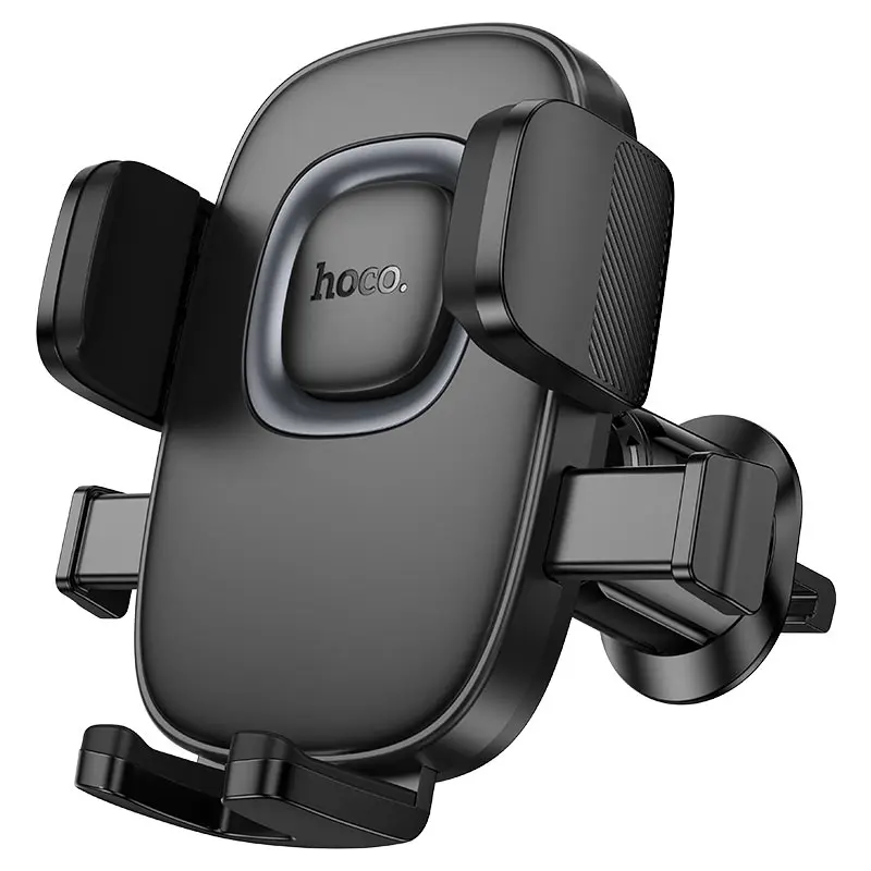 Автотримач HOCO H75 Crown металічний сірий від батарейки.com.ua