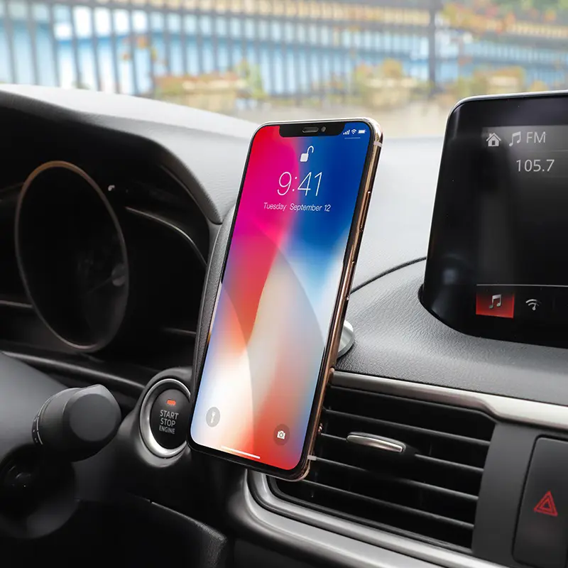 Автотримач HOCO HOCO DCA46 MagSafe магнітний чорний), зображення 7