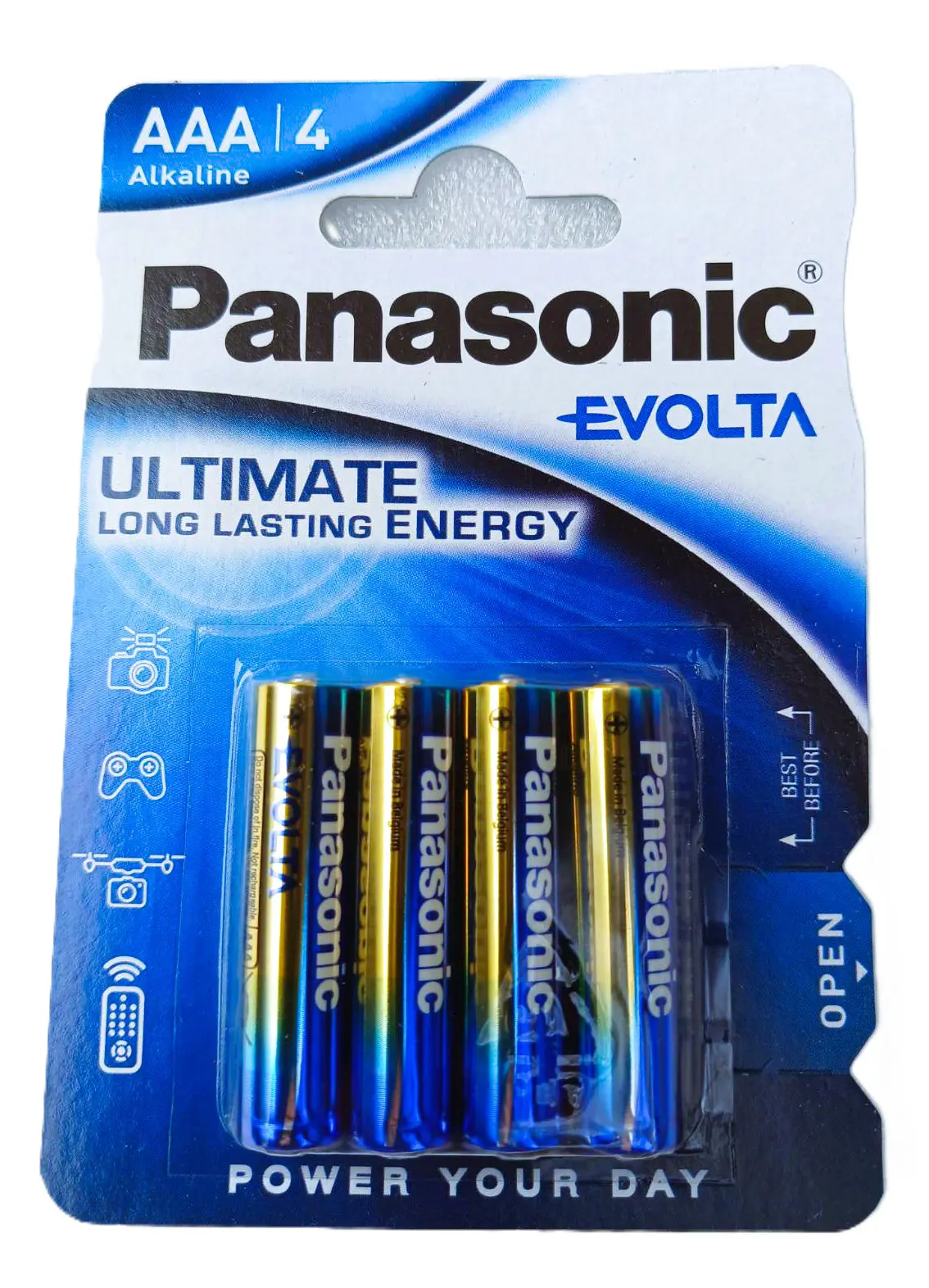 Батарейка PANASONIC LR03 Evolta 4BL від батарейки.com.ua