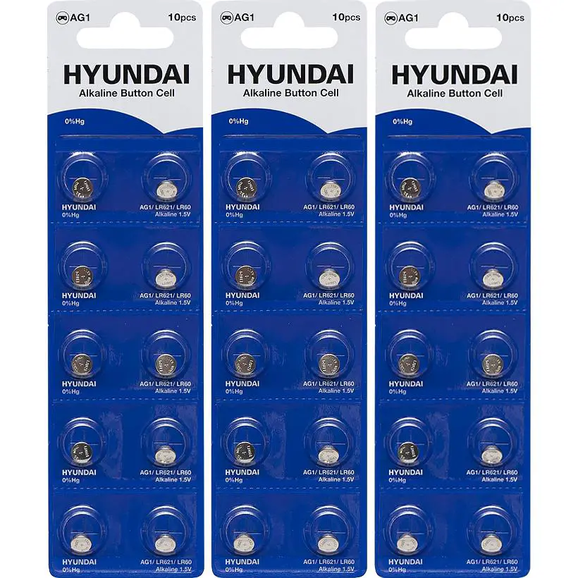 батарейка лужна HYUNDAI AG1 /10 BL), зображення 3