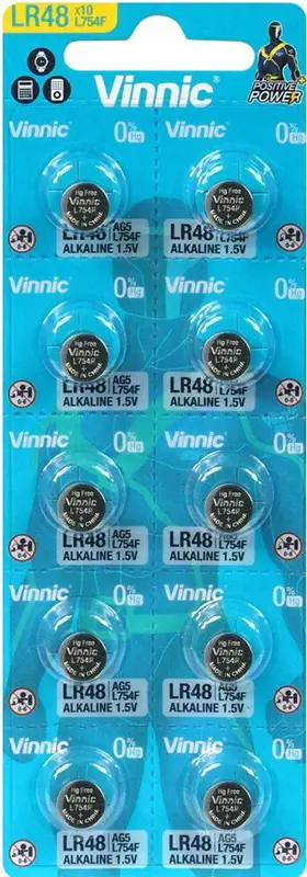 батарейка лужна VINNIC AG 5 10BL від батарейки.com.ua