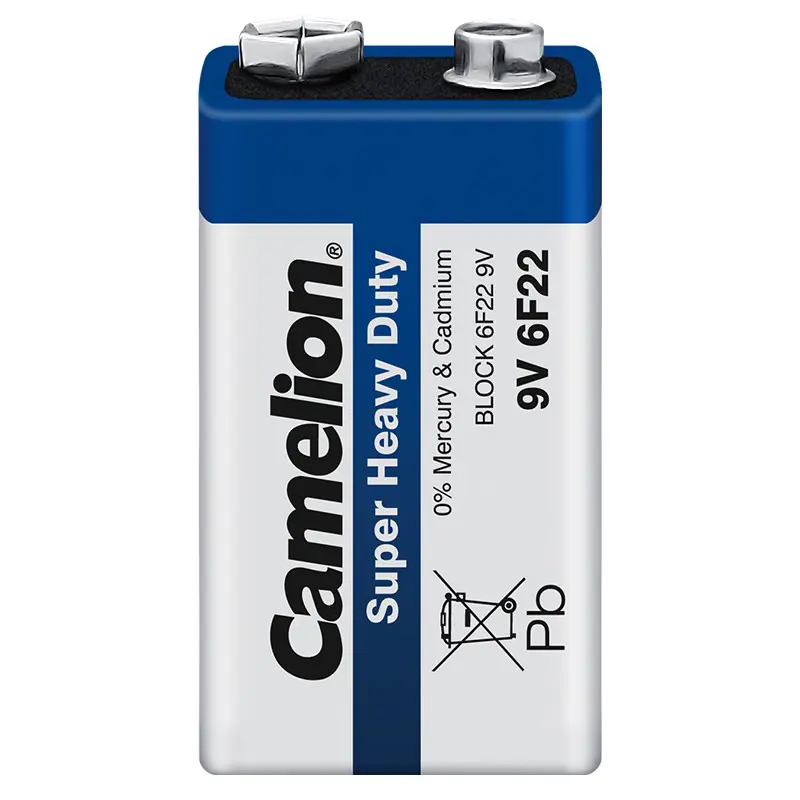 Батарейка CAMELION 6F22 (BL) Blue), зображення 4 Батарейка CAMELION 6F22 (BL) Blue), зображення 4