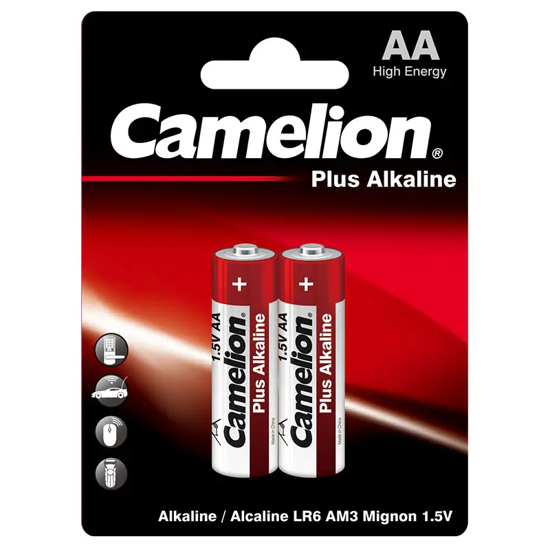 Батарейка CAMELION LR 6/2 BL (Plus Alkaline) - упаковка 24 шт. на батарейки.com.ua