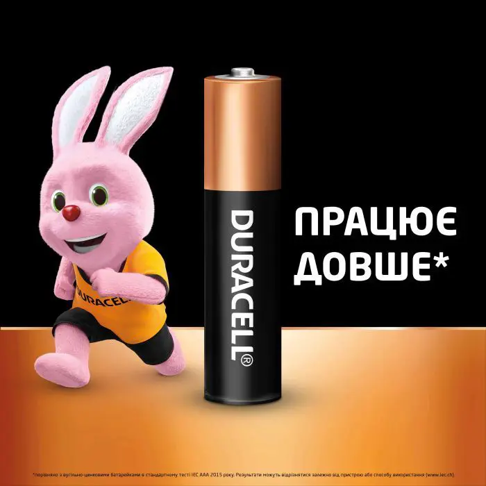 Батарейка DURACELL AAA LR03 MN2400 6BL), зображення 5