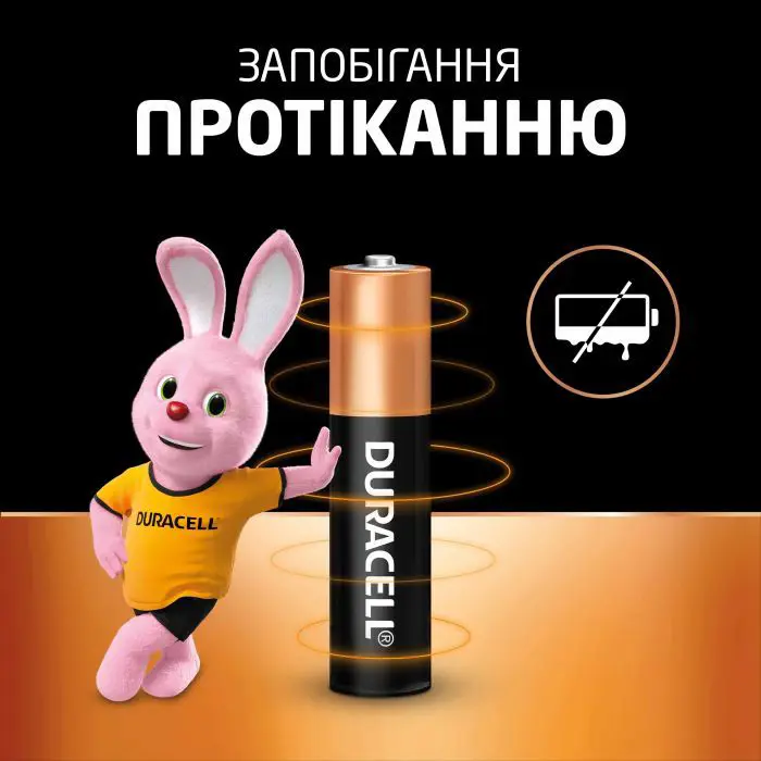 Батарейка DURACELL AAA LR03 MN2400 6BL), зображення 8