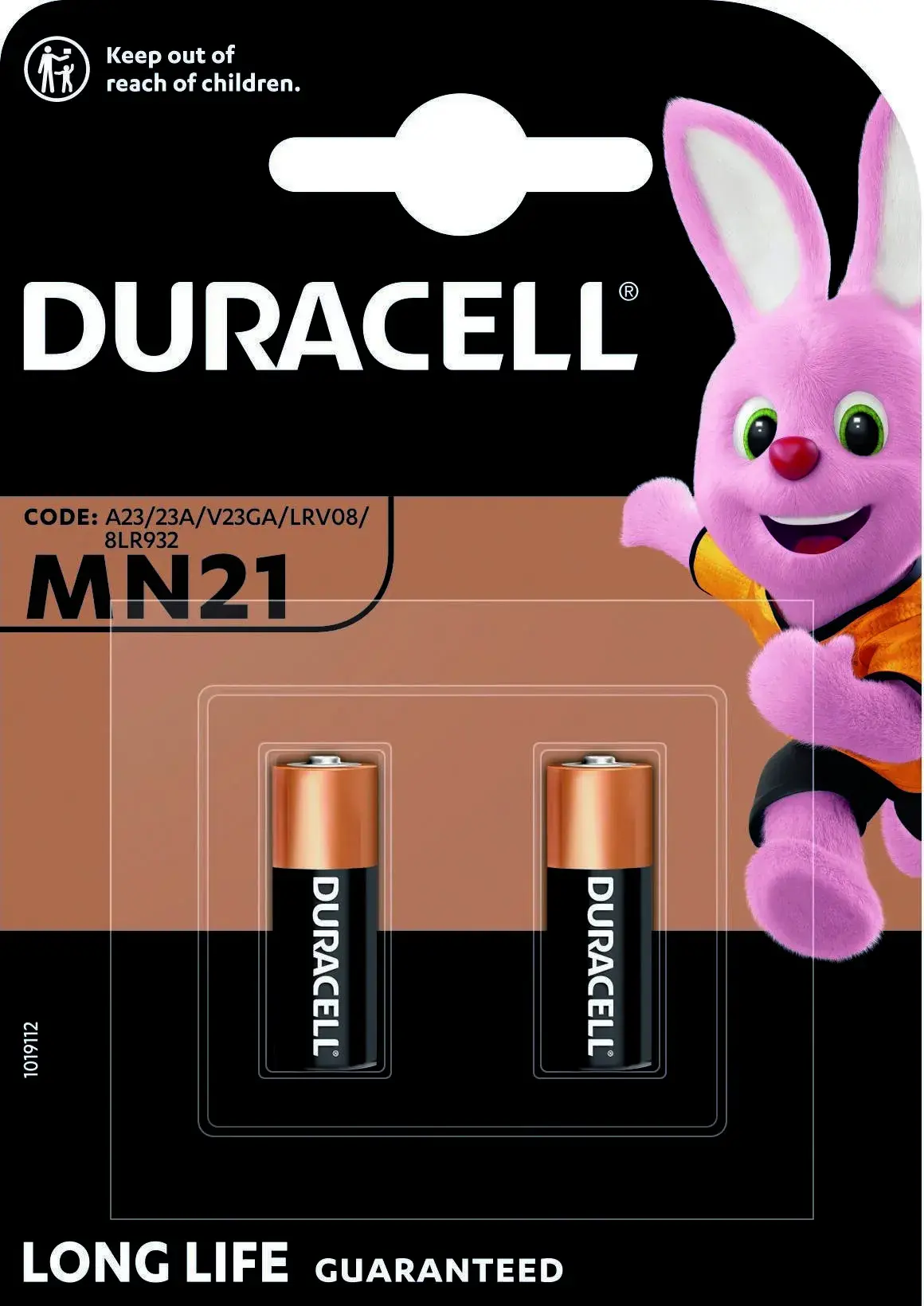 Батарейка DURACELL MN21 BLN 01x10 2 шт. на батарейки.com.ua