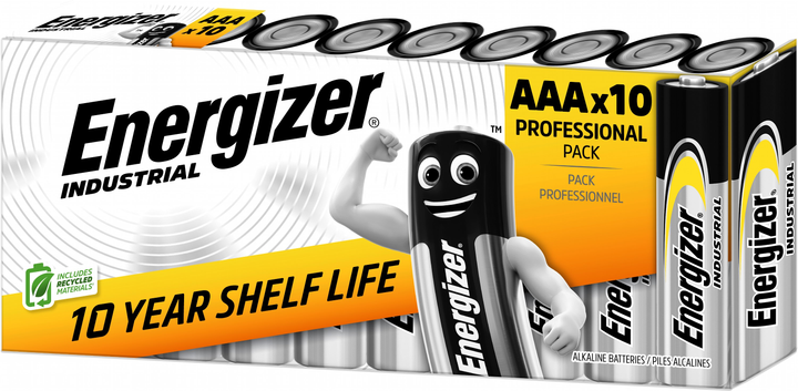 Батарейка ENERGIZER AAA LR03 Industrial 1x10шт. від батарейки.com.ua