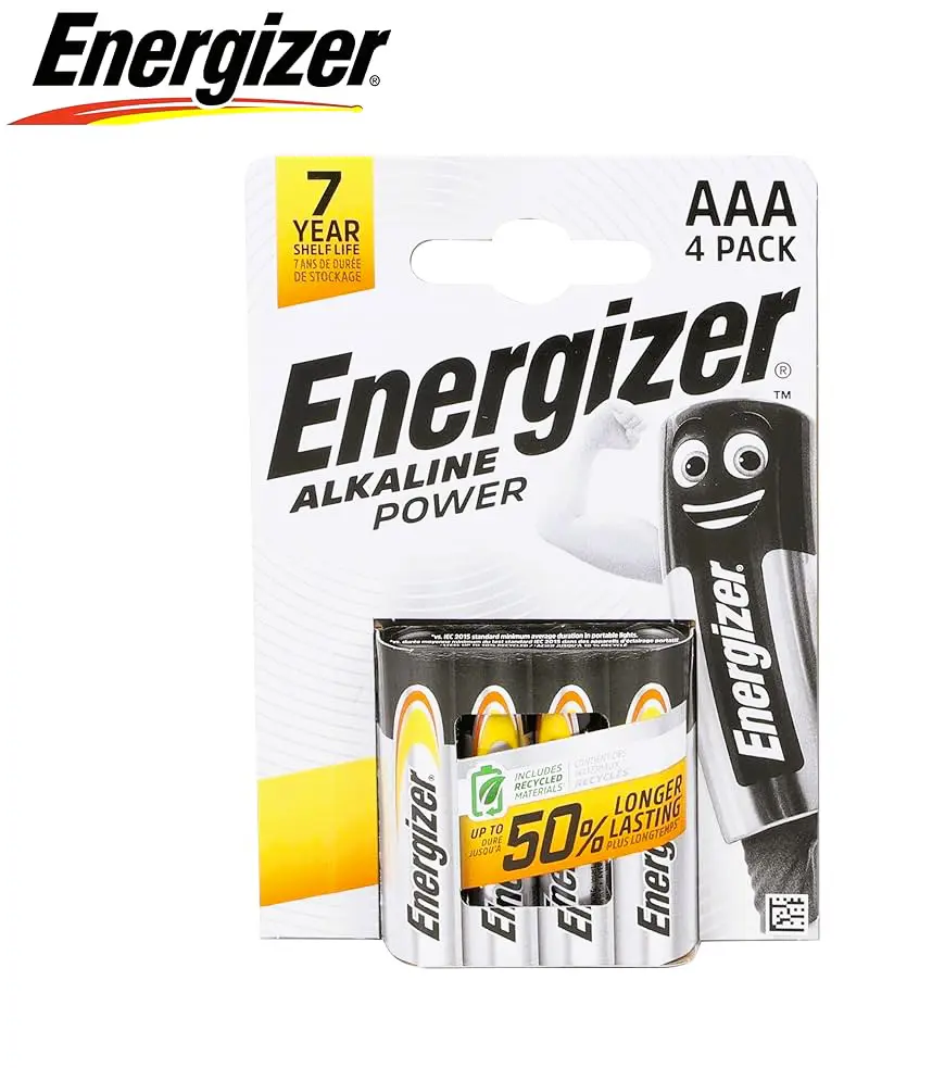 Батарейка ENERGIZER LR03 Alkaline Power 1x4шт на батарейки.com.ua